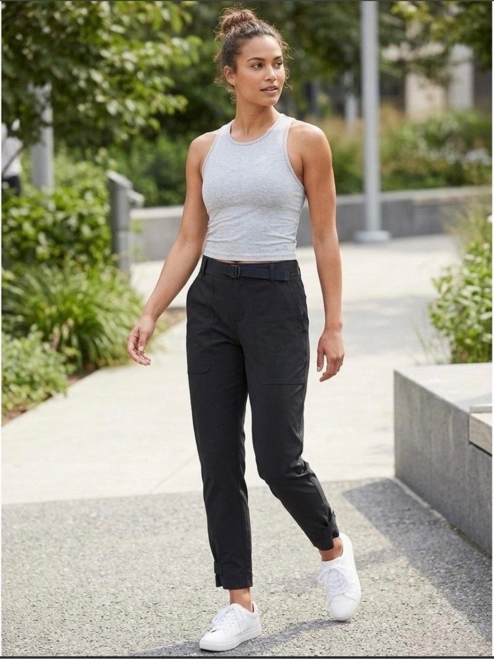 Athleta Black Trekkie Pants